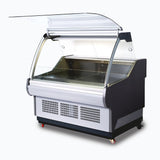 Bromic Curved Glass Deli Display - 1330mm - Whisk Hospitality - DD1250CG-NR
