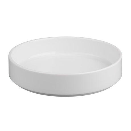 Olympia Whiteware Flat Walled Bowl - 215mm 8 1/2" (Box 4) CK071 - Whisk Hospitality - CK071
