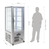 Polar G - Series Patisserie Display Fridge 400Ltr GD881 - A - Whisk Hospitality - GD881-A