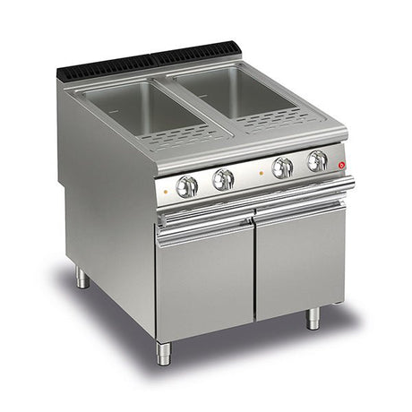 BARON 40+40L Double Basin Electric Pasta Cooker - Whisk Hospitality - Q90CP/E800