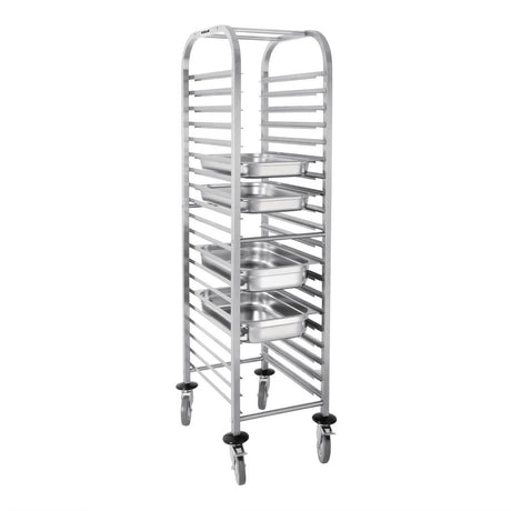 Vogue GN 1/1 Racking Trolley U376 - Whisk Hospitality - U376