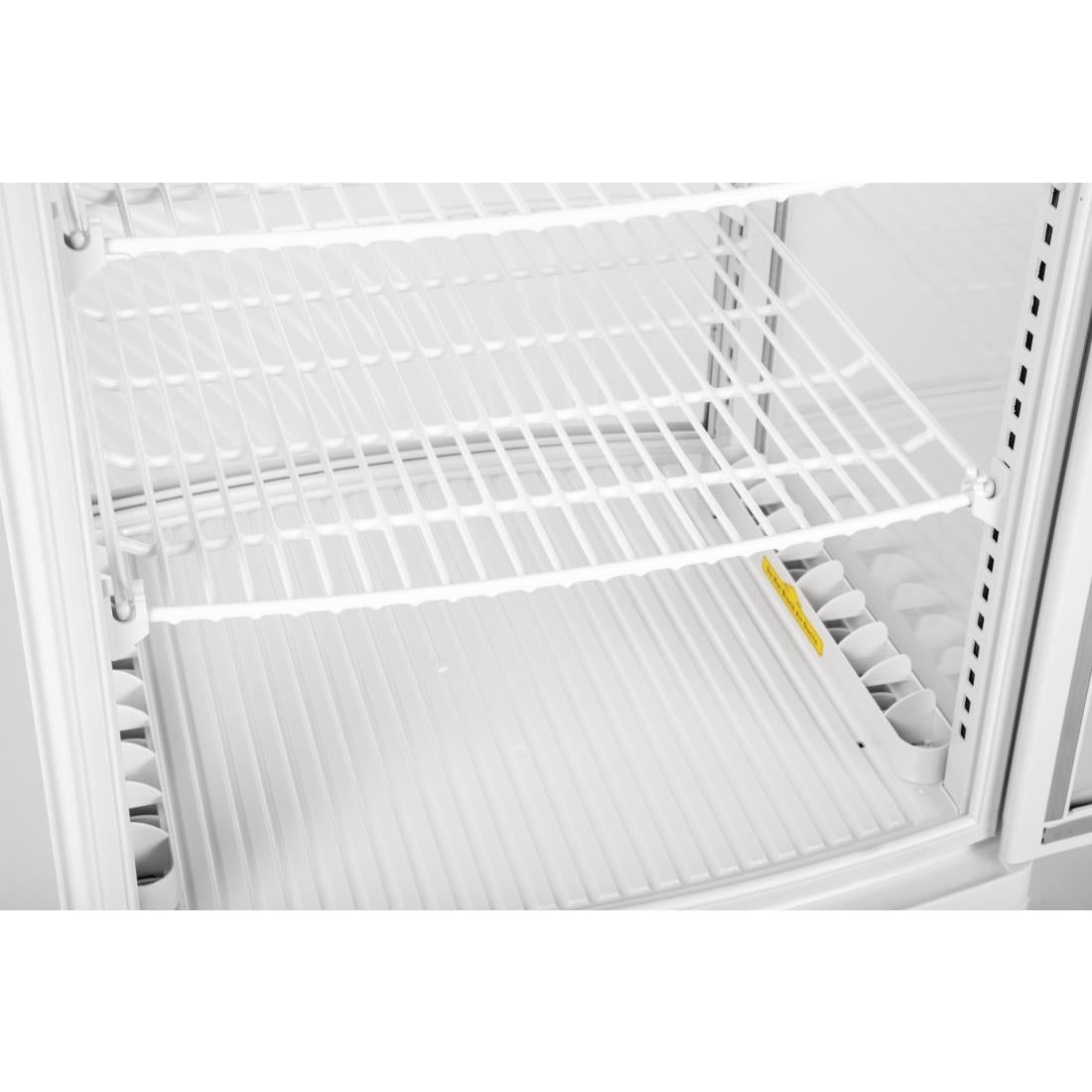 Polar C - Series Energy Efficient Curved Door Display Fridge White - 86Ltr CX576 - A - Whisk Hospitality - CX576-A
