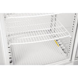 Polar C - Series Energy Efficient Curved Door Display Fridge White - 86Ltr CX576 - A - Whisk Hospitality - CX576-A