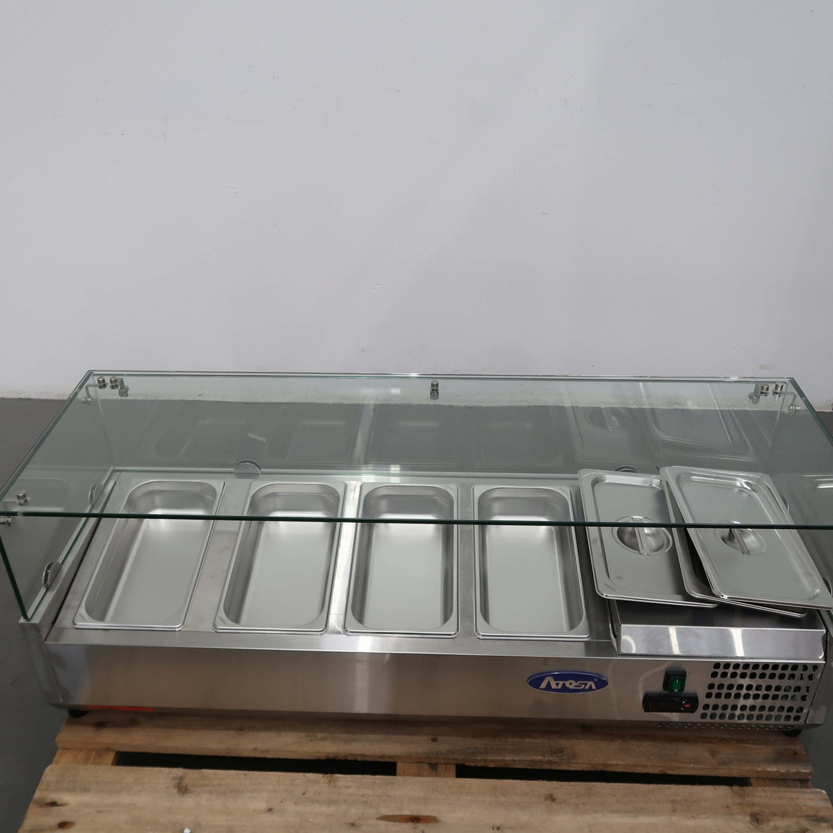 Atosa ESL3881 Countertop Sandwich Prep Fridge - Whisk Hospitality - 834715