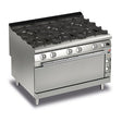 BARON 6 Burner Gas Cook Top With Full Length Gas Oven - Whisk Hospitality - Q70PCFL/G1205