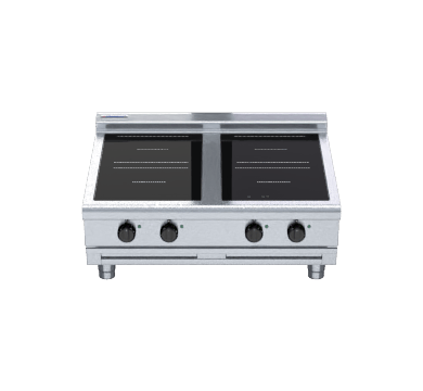 Waldorf 800 Series Inl8400R5 B 900Mm Electric Induction Cooktop Low Back Version Bench - Whisk Hospitality - INL8400R5-B