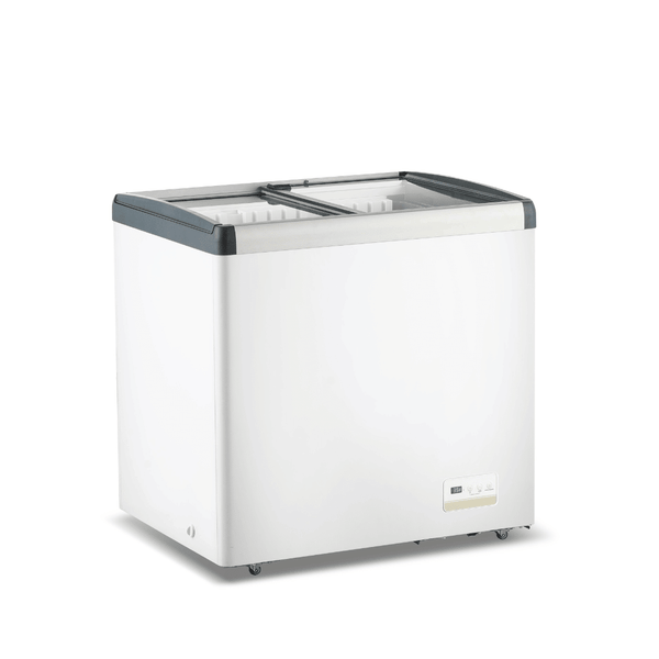Thermaster 256L Chest Freezer with Flat Glass Sliding Lids - WD256G - Whisk Hospitality - WD256G