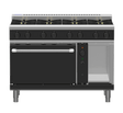 Waldorf Bold Rnlb8819Gc 1200Mm Gas Range Convection Oven Low Back Version - Whisk Hospitality - RNLB8819GC