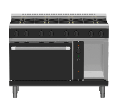 Waldorf Bold Rnlb8819Gc 1200Mm Gas Range Convection Oven Low Back Version - Whisk Hospitality - RNLB8819GC