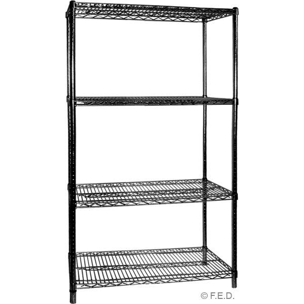 B18/24 Four Tier Shelving - 457 mm deep x 1880 high x 610 Width - Whisk Hospitality - B18/24