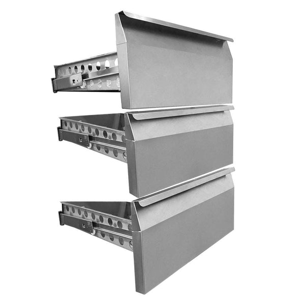 Optional Set 3 Drawers for Solid Door Units - GN - 3DRAWER - Whisk Hospitality - GN-3DRAWER