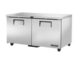 True Refrigeration Undercounter Foodservice Refrigerator, 2 Solid Swing Doors - TUC - 60 - HC - Whisk Hospitality - TUC-60-HC