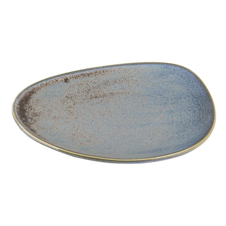 Olympia Ember Blue Triangle Plate - 308x255mm (Box 4) FU176 - Whisk Hospitality - FU176