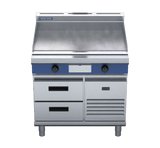 Blue Seal Evolution Series Ep516 Rb 900Mm Electric Griddle Refrigerated Base - Whisk Hospitality - EP516-RB