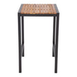 Bolero Steel & Acacia Square Bar Table - 600mm DS155 - Whisk Hospitality - DS155