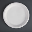 Fiesta Compostable Bagasse Round Plate 260mm (Pack 50) CW904 - Whisk Hospitality - CW904