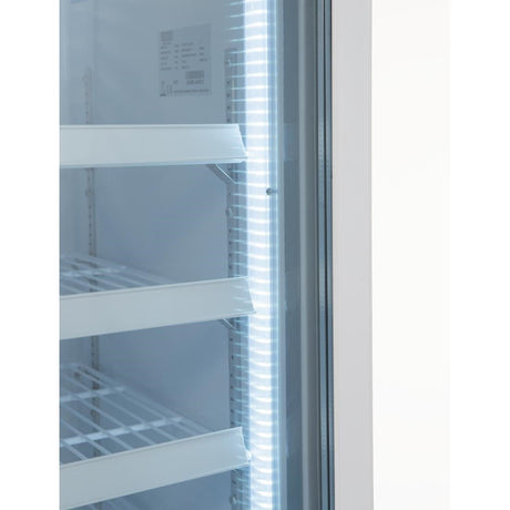Polar G - Series Upright Display Freezer White 412Ltr GH506 - A - Whisk Hospitality - GH506-A