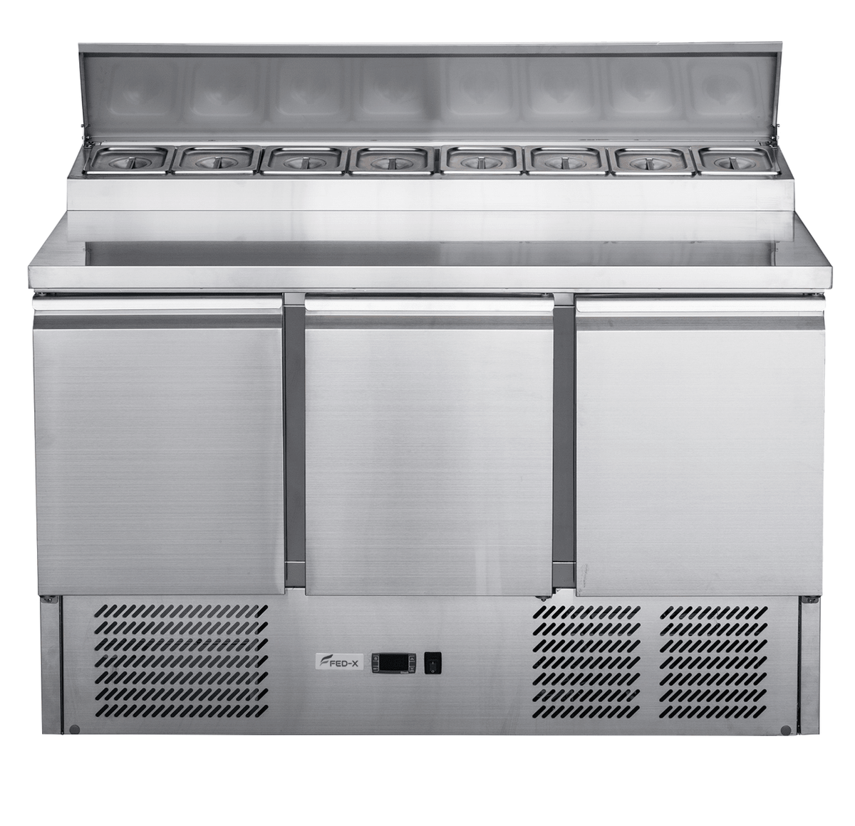 FED - X Three Door Salad Prep Fridge - XGNS1300D - Whisk Hospitality - XGNS1300D