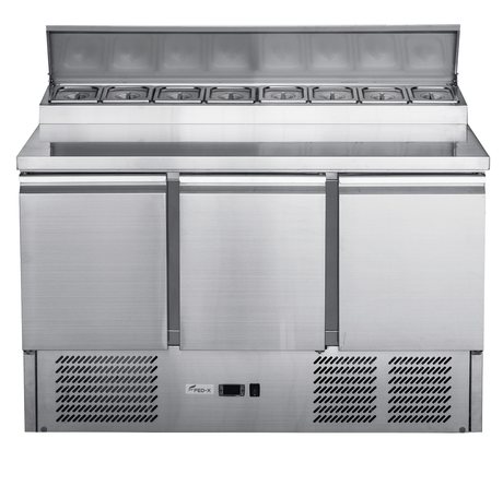 FED - X Three Door Salad Prep Fridge - XGNS1300D - Whisk Hospitality - XGNS1300D