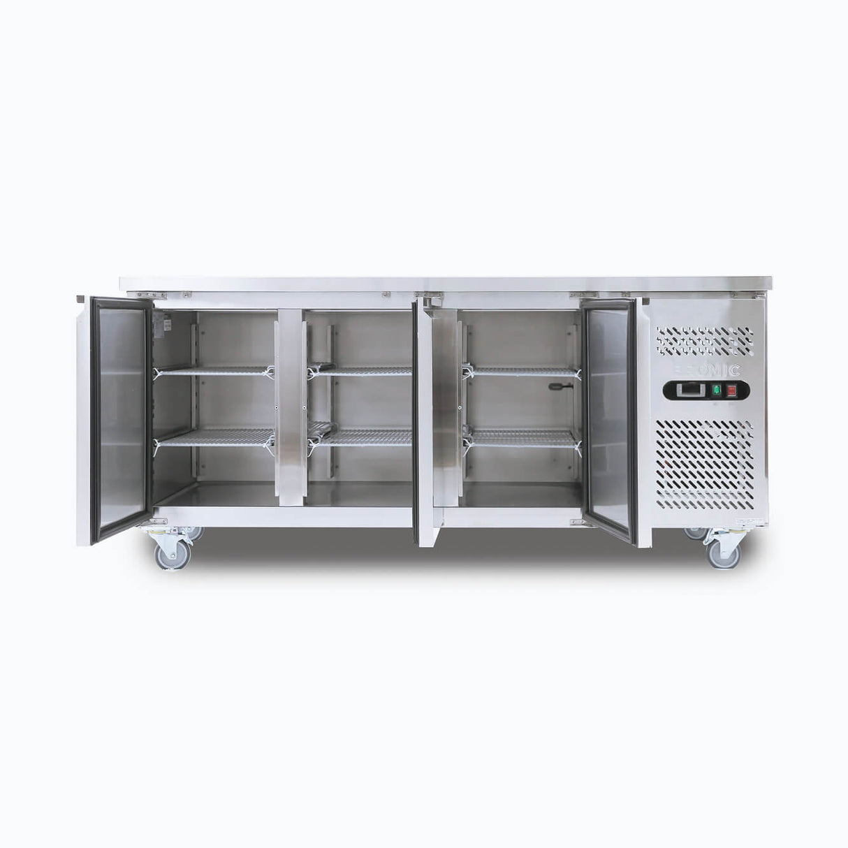 Bromic Under Bench Freezer - 417L - 3 Doors - Stainless Steel - Whisk Hospitality - UBF1795SD-NR