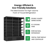 Thermaster Supermarket Panorama 3 Door Chiller Display - DC - 187B - Whisk Hospitality - DC-187B