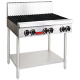 Thor 36" Gas Hob 6 Open Burners Safety Valve w/Flame Failure Protect TR - HP636F GE757 - N - Whisk Hospitality - GE757-N