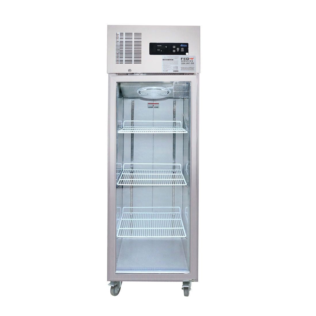 Thermaster Single Door Upright Display Fridge - SUCG500 - Whisk Hospitality - SUCG500
