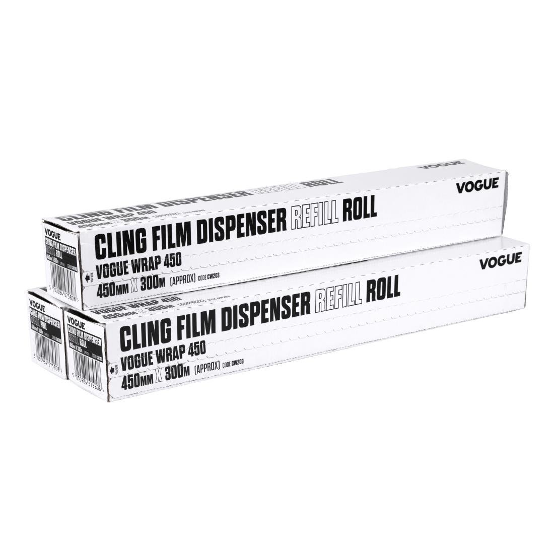 Vogue Wrap450 Cling Film Refill (Pack 3) CW203 - Whisk Hospitality - CW203