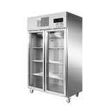 Thermaster Double Door Upright Display Fridge - SUCG1000 - Whisk Hospitality - SUCG1000