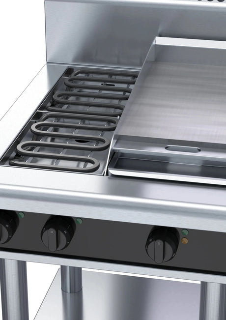 Waldorf Bold Rnb8403E Ls 600Mm Electric Cooktop Leg Stand - Whisk Hospitality - RNB8403E-LS