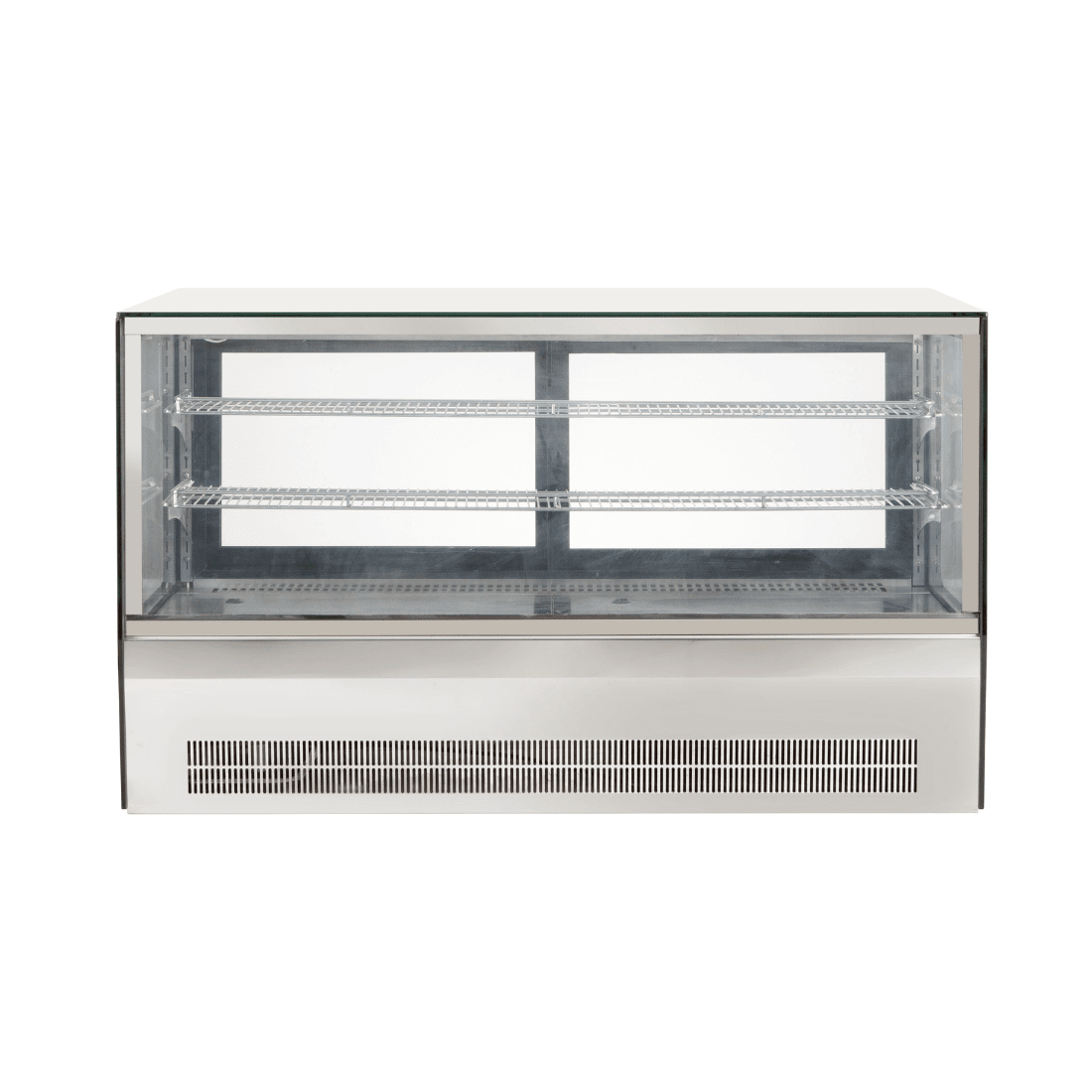 Counter top square 2 Shelves Glass cold food display - GN-1200RT - Whisk Hospitality - GN-1200RT