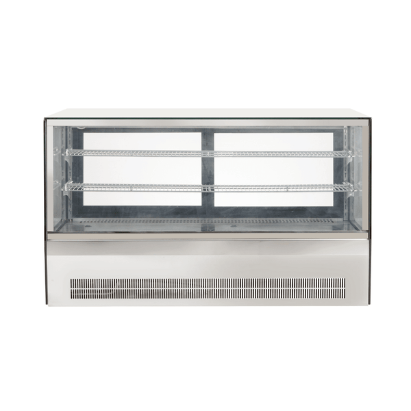 Counter top square 2 Shelves Glass cold food display - GN-1200RT - Whisk Hospitality - GN-1200RT