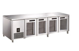 Glacian 4 Door Slimline Fridge 660 Deep Glass Doors BCG62350 - Whisk Hospitality - BCG62350
