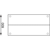 Vogue Prep Station St/St - 1200x600x1500mm 47 1/4 x23 1/2 x59" CB908 - Whisk Hospitality - CB908