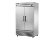 True Refrigeration Upright Foodservice Freezer 2 Full Solid Swing Doors - T - 43F - HC - Whisk Hospitality - T-43F-HC