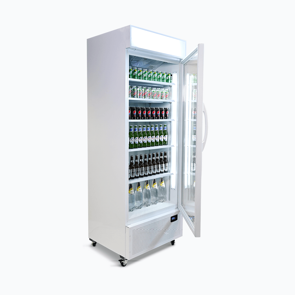 Bromic Upright Display Fridge - 659L - 1 Door - Flat Glass - Lighbox - Whisk Hospitality - GM0690LW