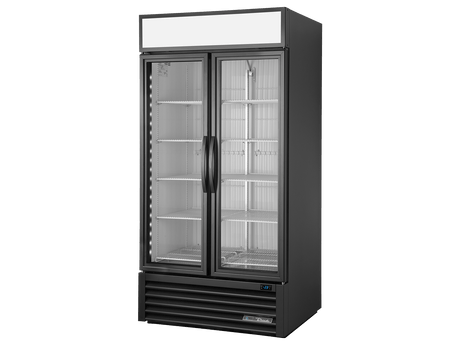 True Refrigeration Upright Retail Merchandiser Freezer 2 Full Glass Swing Doors - GDM - 35F - HC - TSL01 - Whisk Hospitality - GDM-35F-HC-TSL01