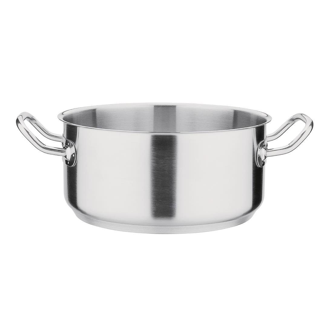 Vogue Casserole Pan St/St - 240mm 4 1/2Ltr 152fl oz T149 - Whisk Hospitality - T149
