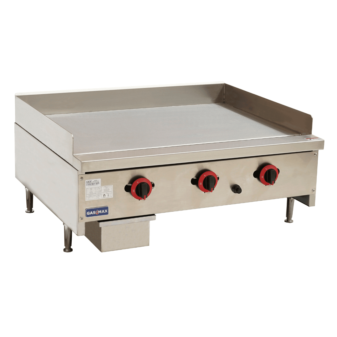 Gasmax Three Burner Griddle LPG - RGT - 36ELPG - Whisk Hospitality - RGT-36ELPG