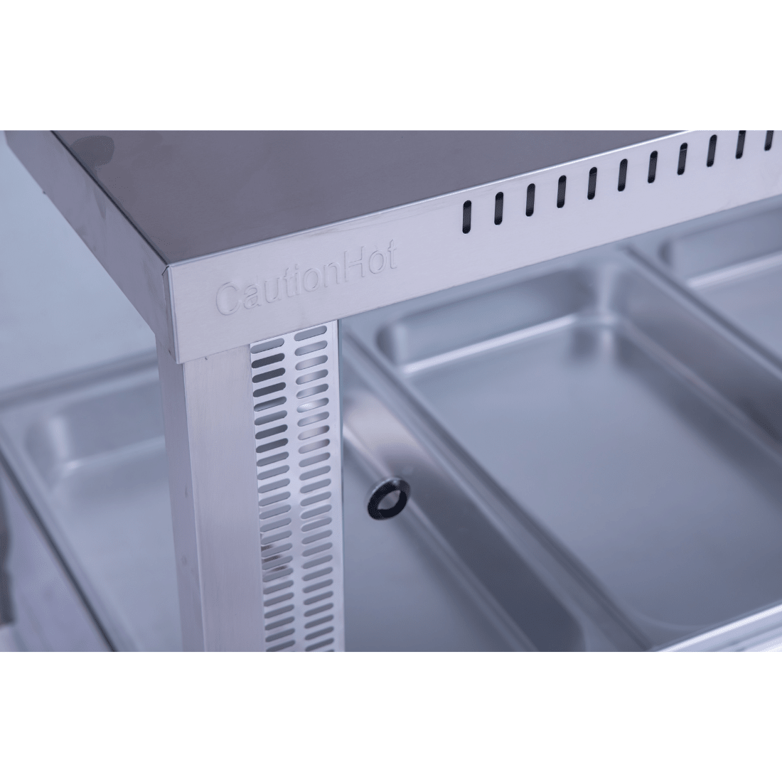 Bonvue Square Countertop Wet and Dry Bain Marie - BM11SC - Whisk Hospitality - BM11SC