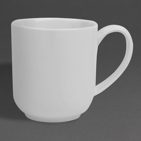 Olympia Whiteware Large Rounded Mug - 410ml (Box 6) HY541 - Whisk Hospitality - HY541