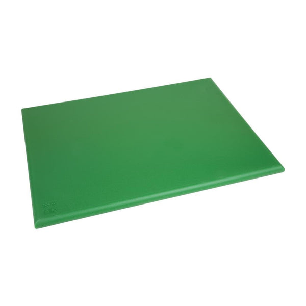 Hygiplas Extra Thick High Density Chopping Board Green - 600x450x25mm J043 - Whisk Hospitality - J043
