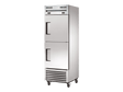 True Refrigeration Upright Foodservice Dual Temperature Cabinet 2 Half Solid Swing Doors - T - 23DT - HC - Whisk Hospitality - T-23DT-HC