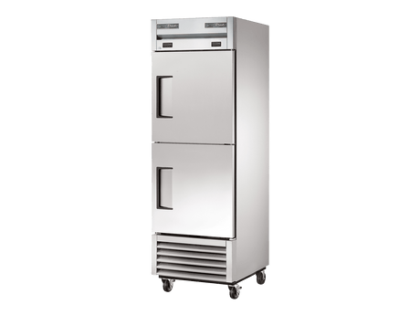 True Refrigeration Upright Foodservice Dual Temperature Cabinet 2 Half Solid Swing Doors - T - 23DT - HC - Whisk Hospitality - T-23DT-HC