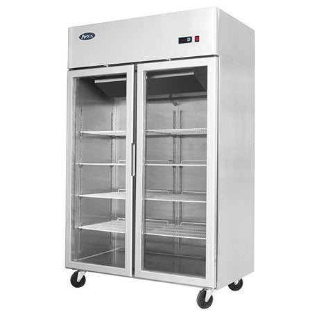 Atosa TOP MOUNTED 2 DOOR FREEZER SHOWCASE 1314 MM MCF8602 - Whisk Hospitality - MCF8602