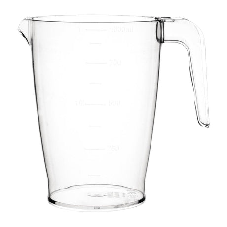 Olympia Kristallon PC Stacking Jug - 1Ltr 33.8fl oz FB890 - Whisk Hospitality - FB890