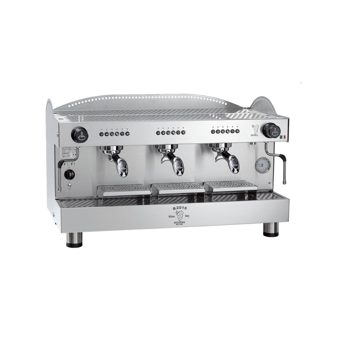BEZZERA PROFESSIONAL ESPRESSO MACHINE - BZB2016S3DE - Whisk Hospitality - BZB2016S3DE
