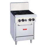 Thor 4 Burner Oven with Flame Failure - NG TR - 4F NG GH100 - N - Whisk Hospitality - GH100-N
