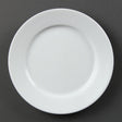 Olympia Whiteware Wide Rimmed Plate - 20cm 8" (Box 12) CB479 - Whisk Hospitality - CB479