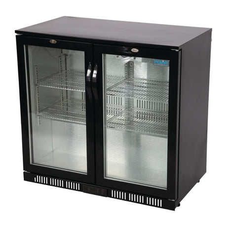 Polar G - Series Back Bar Cooler with Hinged Doors 198Ltr GL012 - A - Whisk Hospitality - GL012-A